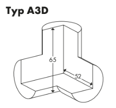 Narożnik ochronny potrójny Typ A3D - 3